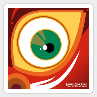 Dragon eye Sticker